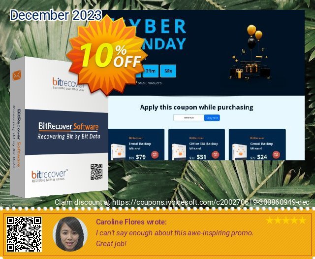 BitRecover EML Converter - License Upgrade eksklusif penawaran loyalitas pelanggan Screenshot