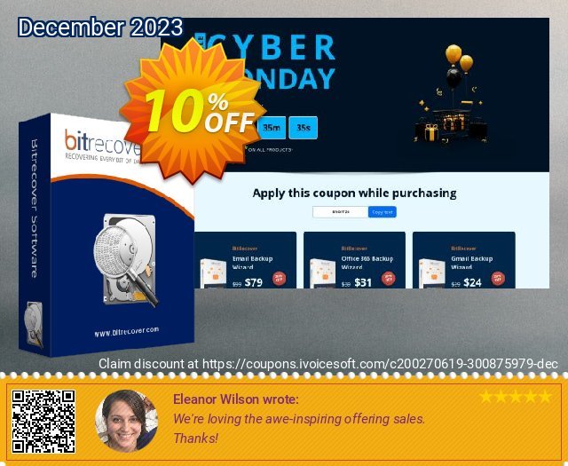 BitRecover EML Converter - Offer dahsyat penawaran deals Screenshot