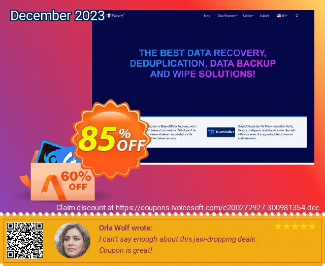 iBeesoft Bundle: Data Recovery + iCleaner for Mac discount 85% OFF, 2022 World Environment Day offering sales. 85% OFF iBeesoft Bundle: Data Recovery + iCleaner for Mac, verified