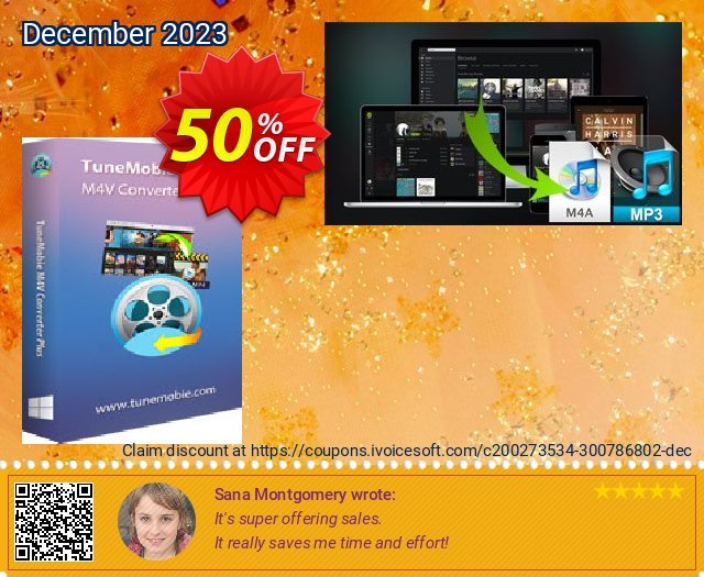 TuneMobie M4V Converter Plus (Lifetime License) discount 50% OFF, 2022 Discovery Day offering deals. Coupon code TuneMobie M4V Converter Plus (Lifetime License)