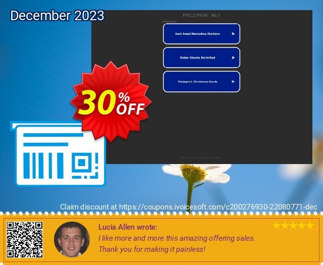 PriceLabel 10 Lite ausschließlich Promotionsangebot Bildschirmfoto
