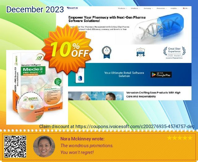 Vanuston MEDEIL Express (Subscription/year) discount 10% OFF, 2024 Easter Day offering sales. MEDEIL-EXP-Subscription License/year Hottest discounts code 2024