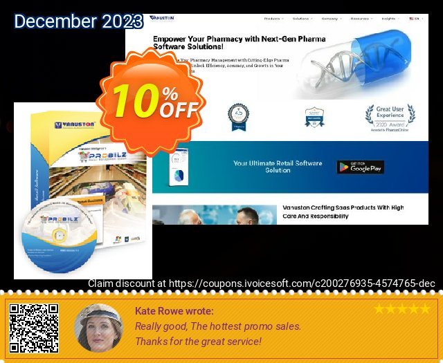 Vanuston PROBILZ Express (Subscription License/year) Spesial kupon diskon Screenshot