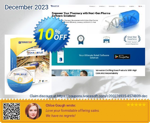 Vanuston PROBILZ Professional (Subscription/month) toll Verkaufsförderung Bildschirmfoto