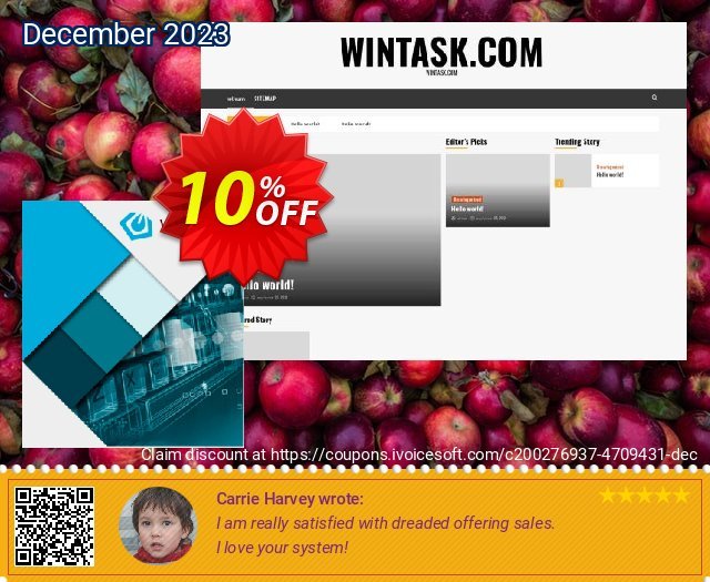 WinTask Pro Extended Upgrade yg mengagumkan voucher promo Screenshot