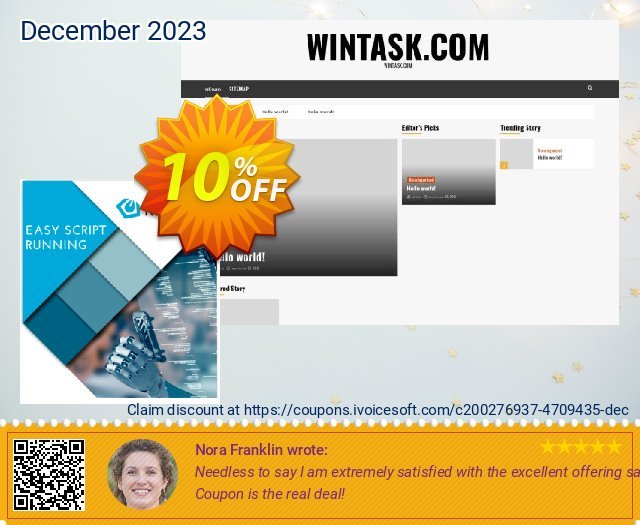 WinTask Runtime Extended Upgrade verwunderlich Preisnachlässe Bildschirmfoto