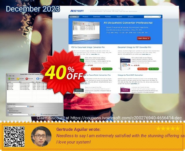 Aostsoft BMP to Text OCR Converter discount 40% OFF, 2024 World Backup Day discount. Aostsoft BMP to Text OCR Converter Staggering sales code 2024
