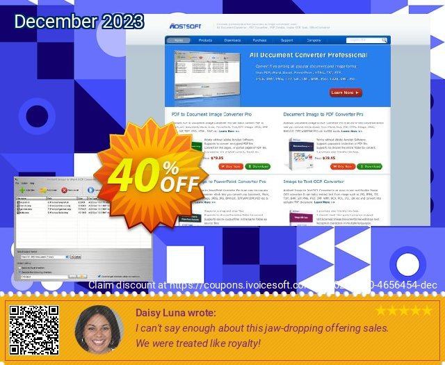 Aostsoft Image to Word OCR Converter discount 40% OFF, 2024 Spring offering deals. Aostsoft Image to Word OCR Converter Special discounts code 2024