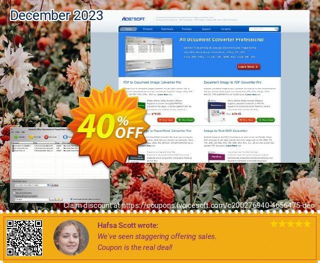 Aostsoft Office Document to PowerPoint Converter discount 40% OFF, 2024 World Heritage Day promo. Aostsoft Office Document to PowerPoint Converter Big discounts code 2024