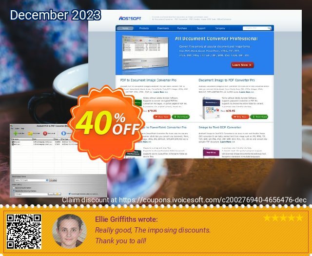 Aostsoft PCX to PDF Converter discount 40% OFF, 2024 April Fools' Day offering sales. Aostsoft PCX to PDF Converter Hottest promotions code 2024