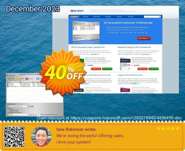 Aostsoft PDF to DOC DOCX Converter discount 40% OFF, 2024 World Heritage Day offering discount. Aostsoft PDF to DOC DOCX Converter Excellent promotions code 2024