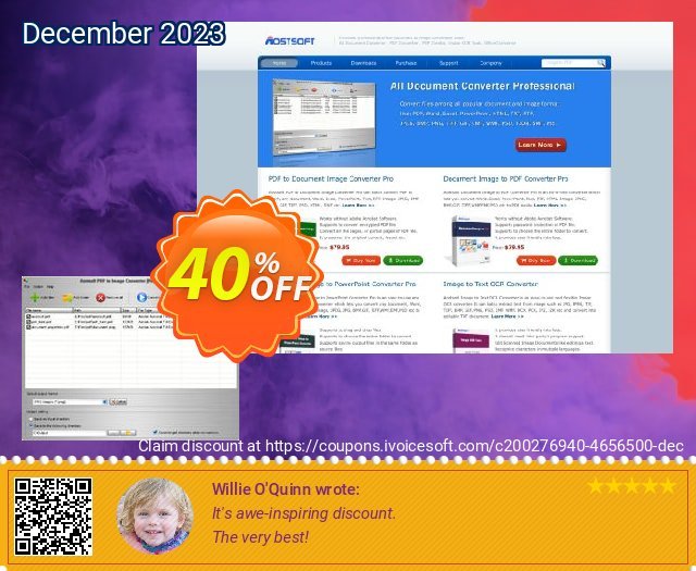 Aostsoft PDF to Image Converter discount 40% OFF, 2024 Labour Day offering sales. Aostsoft PDF to Image Converter Special offer code 2024