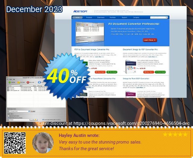 Aostsoft PDF to PCX Converter discount 40% OFF, 2024 Spring promotions. Aostsoft PDF to PCX Converter Amazing promotions code 2024