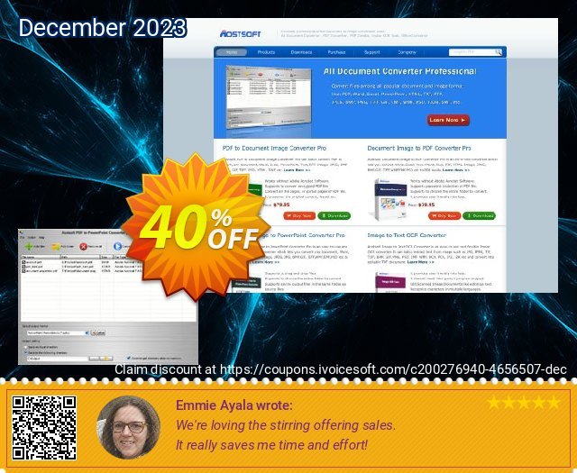 Aostsoft PDF to PowerPoint Converter discount 40% OFF, 2024 Easter Day offer. Aostsoft PDF to PowerPoint Converter Imposing offer code 2024