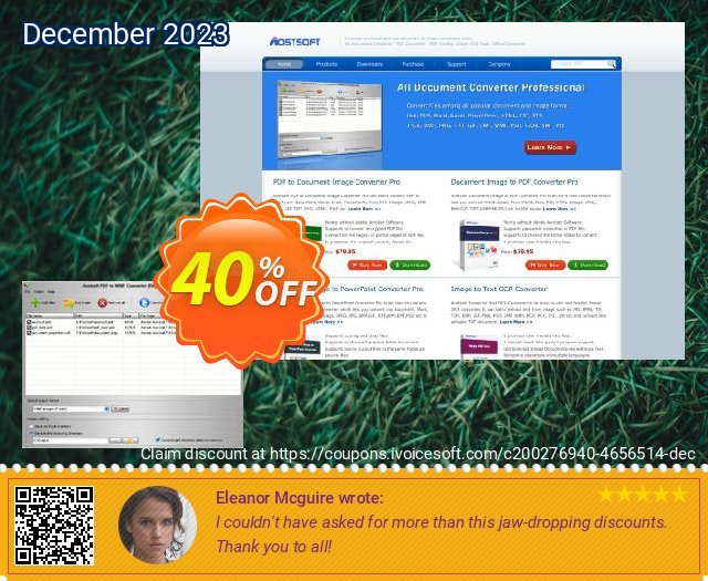 Aostsoft PDF to WMF Converter discount 40% OFF, 2024 Mother Day offering sales. Aostsoft PDF to WMF Converter Marvelous offer code 2024