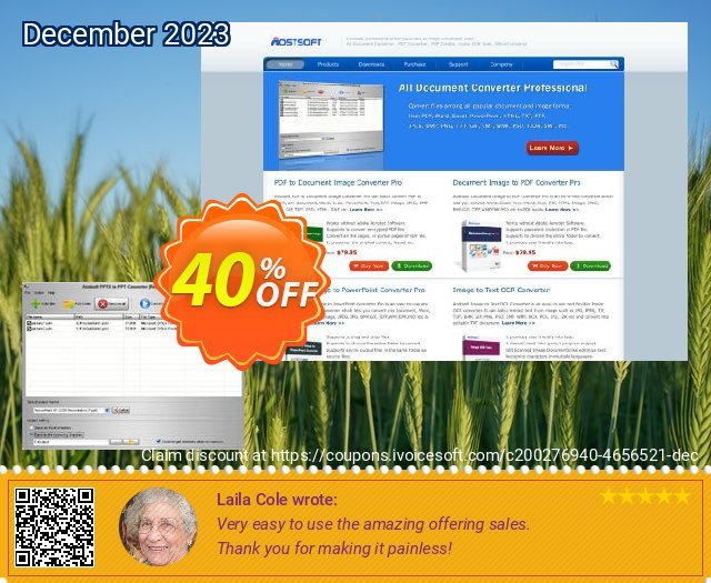 Aostsoft PPT PPTX to PDF Converter discount 40% OFF, 2024 April Fools' Day offering sales. Aostsoft PPT PPTX to PDF Converter Big offer code 2024