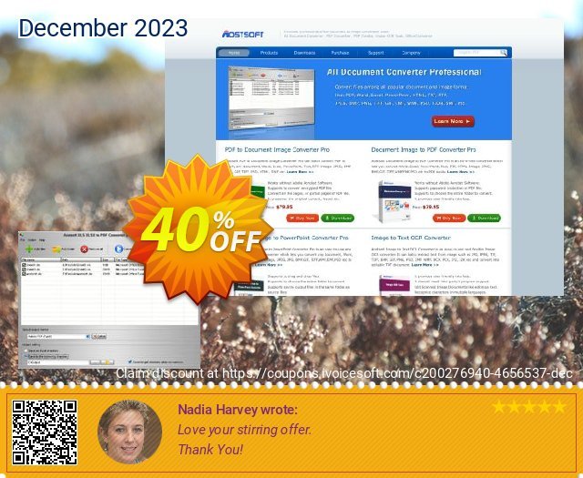 Aostsoft XLS XLSX to PDF Converter discount 40% OFF, 2024 World Press Freedom Day offering sales. Aostsoft XLS XLSX to PDF Converter Marvelous promo code 2024