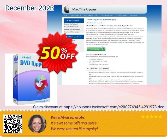 LeKuSoft DVD Ripper sangat bagus penjualan Screenshot