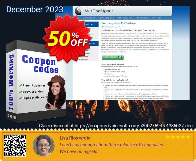 LeKuSoft DVD Ripper for Mac khas penawaran loyalitas pelanggan Screenshot