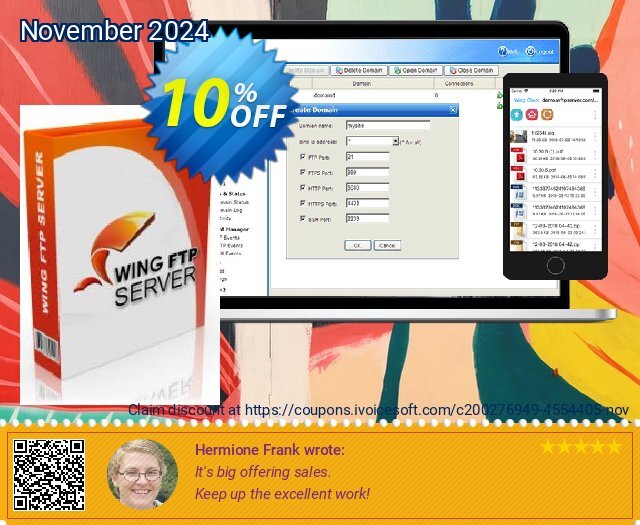 Wing FTP Server - Standard Edition for Solaris Site License discount 10% OFF, 2024 American Football Day offering sales. Wing FTP Server - Standard Edition for Solaris Site License Awesome offer code 2024