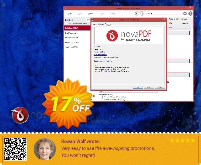 novaPDF gemilang promosi Screenshot