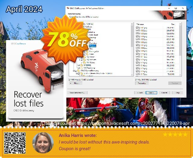 O&O DiskRecovery 14 大的 促销 软件截图