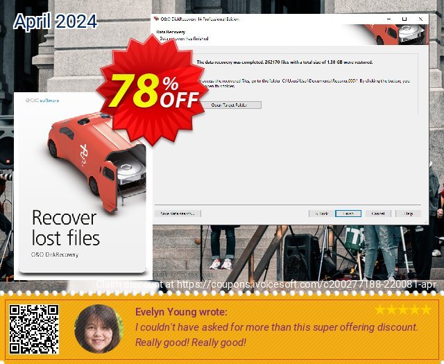 O&O DiskRecovery 14 Tech Edition aufregenden Sale Aktionen Bildschirmfoto