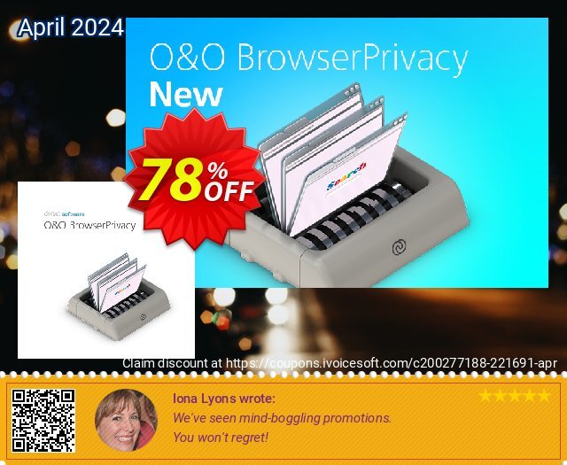 O&O BrowserPrivacy discount 78% OFF, 2022 Mother Day deals. 78% OFF O&O BrowserPrivacy, verified