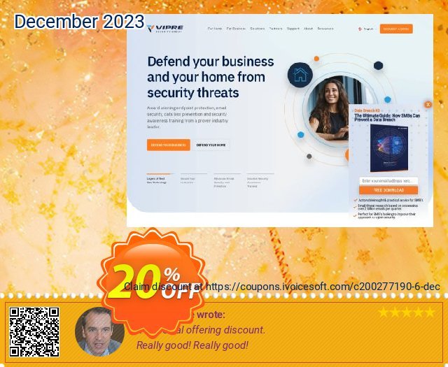 VIPRE Endpoint Security (Server Edition) discount 20% OFF, 2024 Mother Day offering sales. 20% OFF VIPRE Endpoint Security (Server Edition) 2024