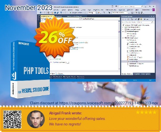 PHP Tools for Visual Studio Code (individual) spitze Förderung Bildschirmfoto