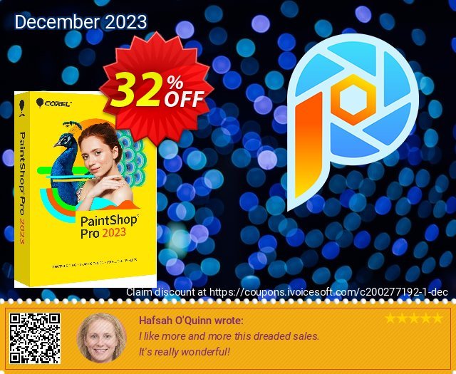 PaintShop Pro 2022 discount 56% OFF, 2022 Working Day offering sales. 56% OFF PaintShop Pro 2022, verified