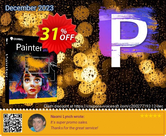 Corel Painter 2023 (Windows/Mac) discount 25% OFF, 2022 Int's Beer Day discount. 25% OFF Corel Painter 2023 (Windows/Mac), verified