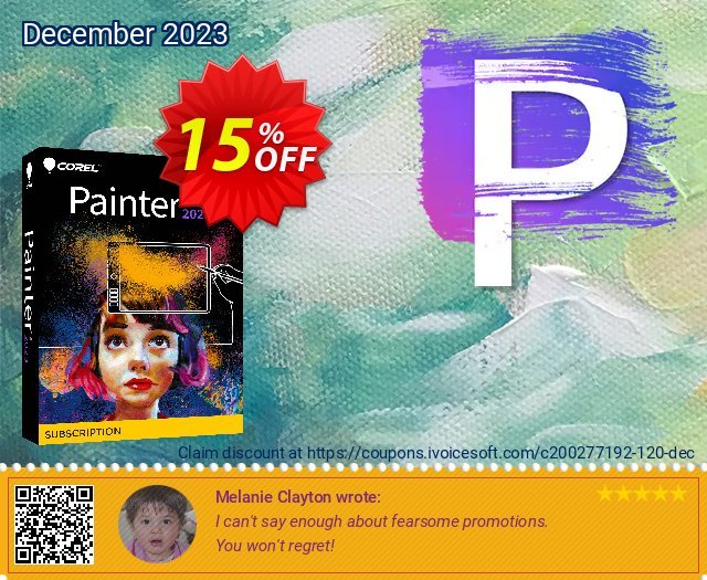 Corel Painter 2023 (subscription) klasse Außendienst-Promotions Bildschirmfoto