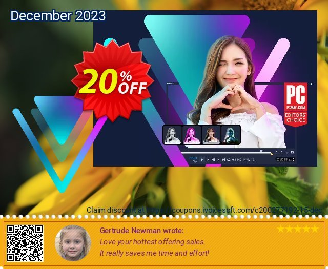 Corel VideoStudio Ultimate 2023 aufregende Verkaufsförderung Bildschirmfoto
