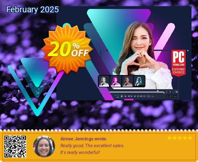 Corel VideoStudio Ultimate 2023 menakuntukan kode voucher Screenshot