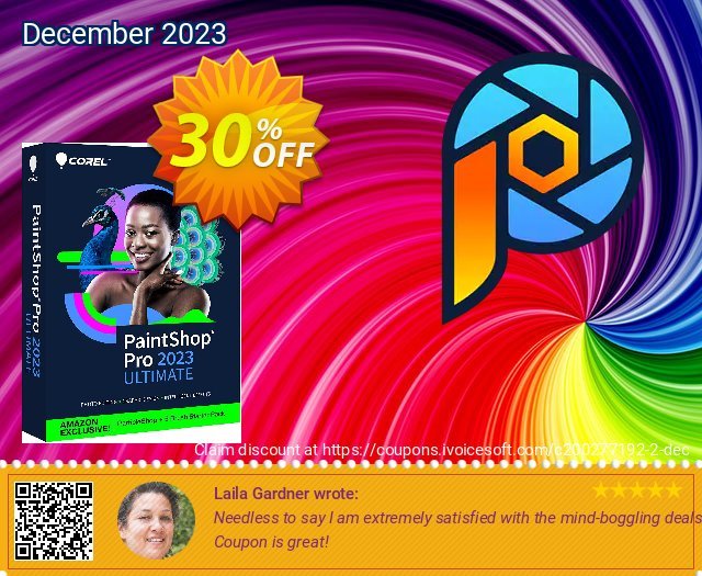 PaintShop Pro 2023 Ultimate discount 30% OFF, 2023 National No Bra Day promotions. 50% OFF PaintShop Pro 20233 Ultimate, verified