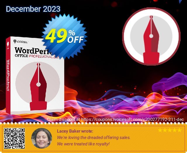 WordPerfect Office Professional 2021 Upgrade 令人敬畏的 产品销售 软件截图