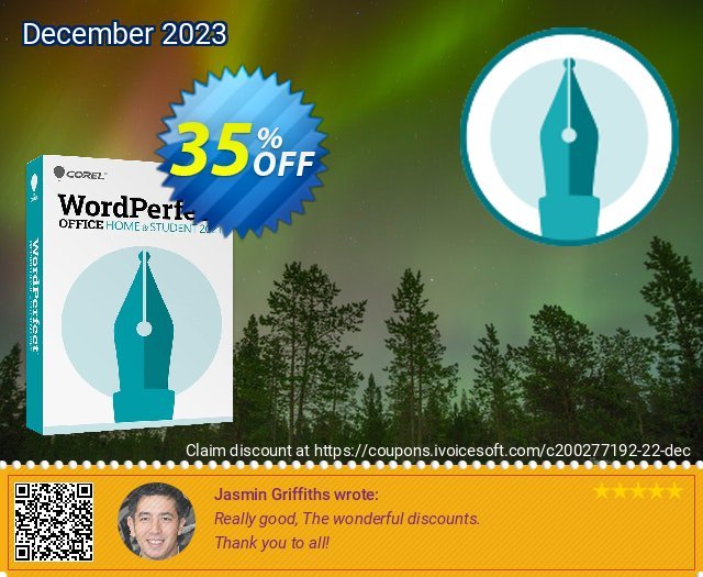 WordPerfect Office Home & Student 2021 exklusiv Preisnachlass Bildschirmfoto