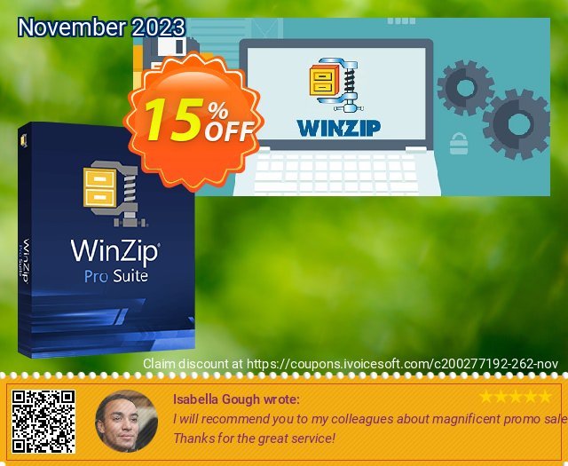 WinZip Pro Suite 美妙的 折扣码 软件截图