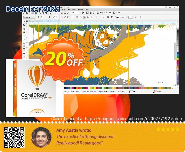 CorelDRAW Home & Student Suite 2021 令人印象深刻的 折扣 软件截图
