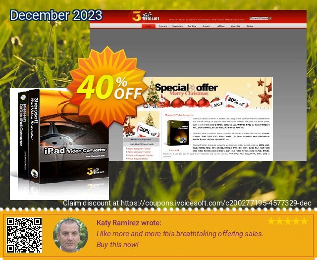3herosoft DVD to iPad Suite Exzellent Promotionsangebot Bildschirmfoto