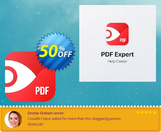 PDF Expert Educational Premium Offer discount 50% OFF, 2024 Memorial Day promo. 50% OFF PDF Expert Educational Premium Offer, verified