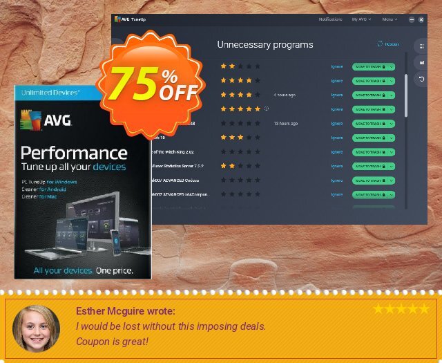 AVG TuneUp terbaru penawaran Screenshot