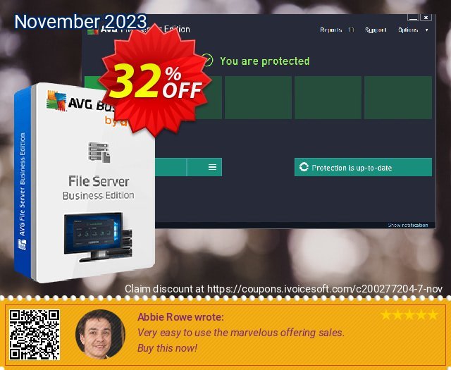 AVG File Server Business Edition discount 32% OFF, 2022 Back to School promo. 20% OFF AVG File Server Business Edition Feb 2022