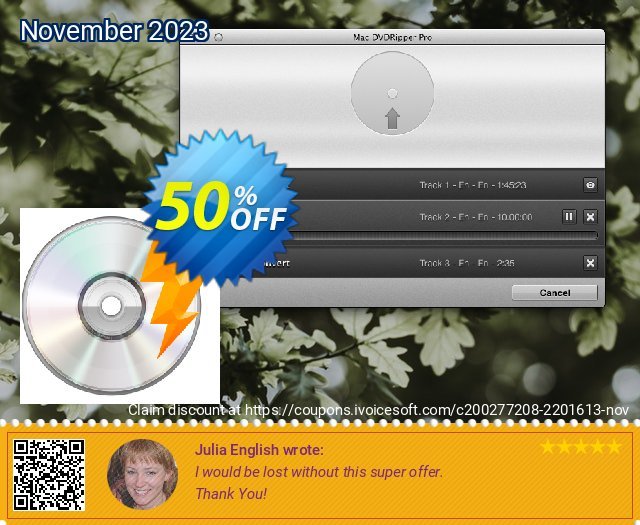 Mac DVDRipper Pro 大きい 昇進させること スクリーンショット