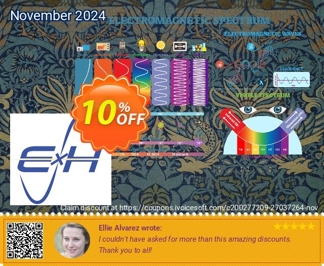 E x H Electromagnetics Education Package (Monthly) discount 10% OFF, 2024 Black Friday discounts. E x H Electromagnetics Education Package - Billed Monthly Super discounts code 2024