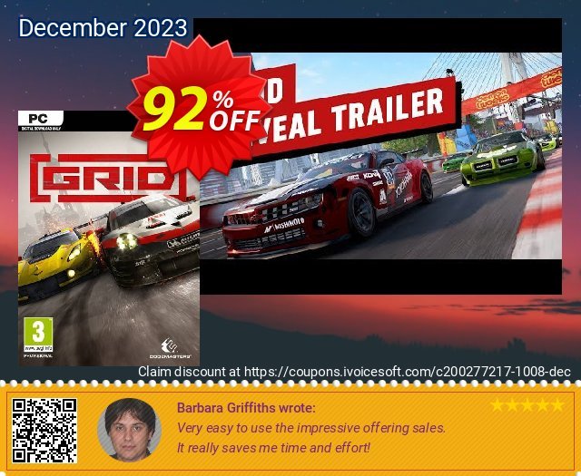 GRID PC + DLC geniale Außendienst-Promotions Bildschirmfoto