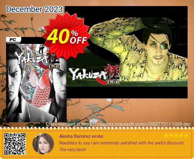 Yakuza Kiwami PC (EU) discount 40% OFF, 2024 Good Friday offering sales. Yakuza Kiwami PC (EU) Deal