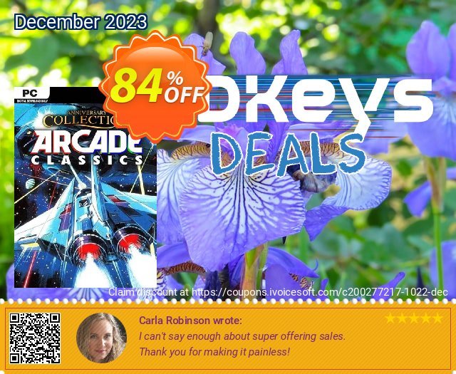 Anniversary Collection Arcade Classics PC discount 84% OFF, 2024 Easter Day offering sales. Anniversary Collection Arcade Classics PC Deal