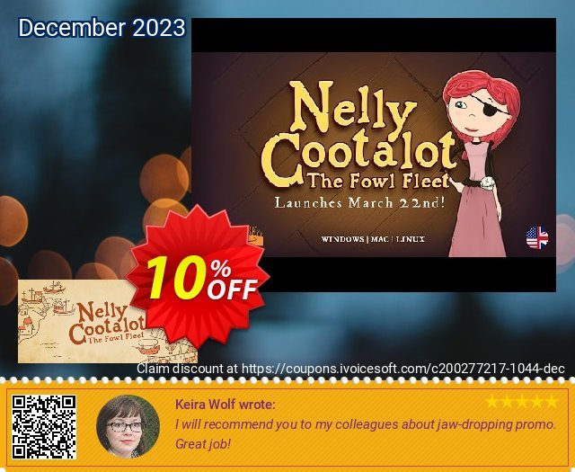 Nelly Cootalot The Fowl Fleet PC spitze Außendienst-Promotions Bildschirmfoto